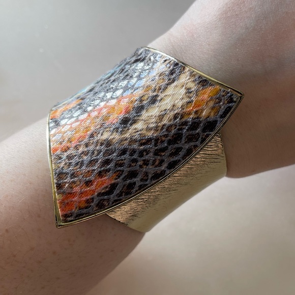 Faux Snakeskin Bracelet - Picture 1 of 11